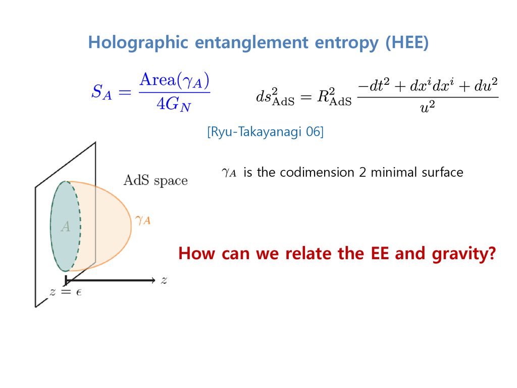 Gravity from Entanglement and RG Flow - ppt download